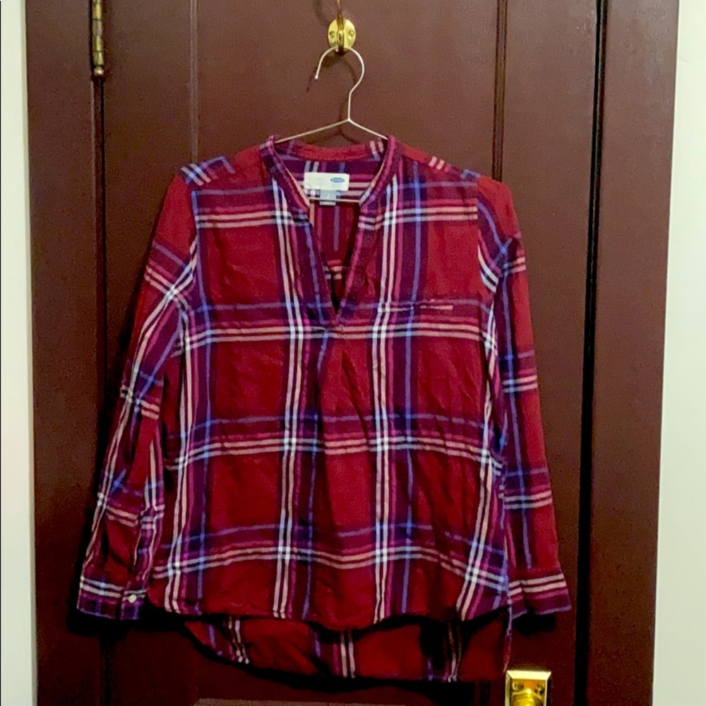Long Sleeve Plaid Shirt